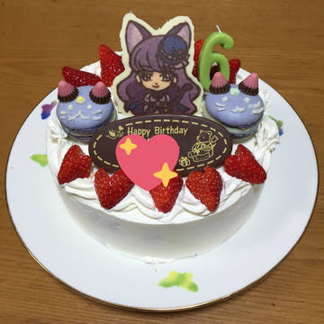 キュアマカロンのバースデーケーキ