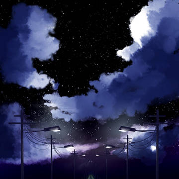 In the dark night