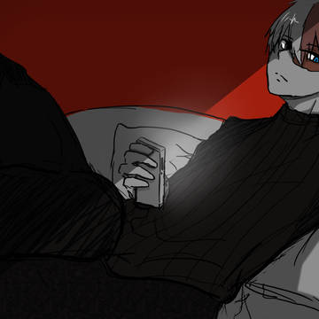 BLACK TURTLENECK SWEATER SHOTO