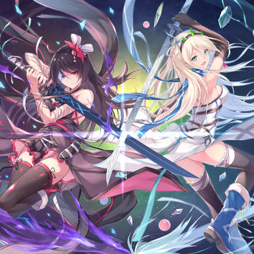 黒と白
