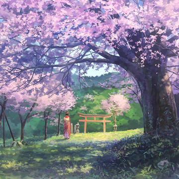 桜の向こう