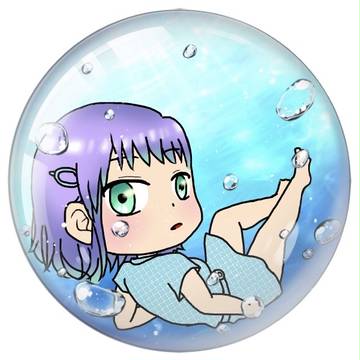 海の中で