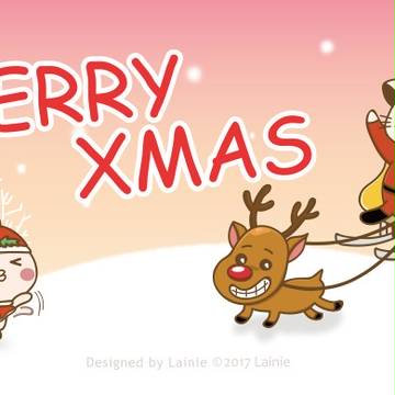 【哈妮貓】預祝大家聖誕快樂（Merry Xmas）