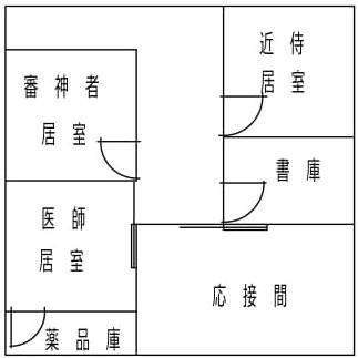 比良坂本丸見取り図:別棟
