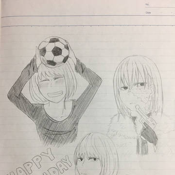 メロ誕生日絵
