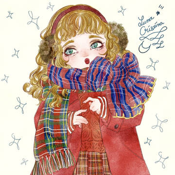手袋忘れちゃったの。