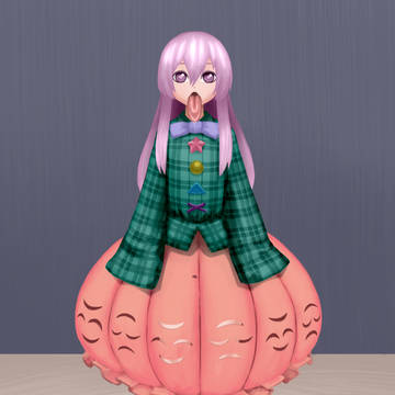 あっかんべーするこころちゃん
