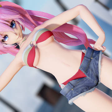 巡音ルカ | DEEP BLUE TOWNへおいでよ【MMD】