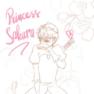 Princess Sakura Shy Shy