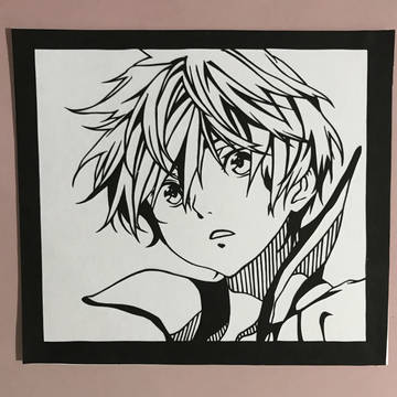 切り絵【七瀬遥】
