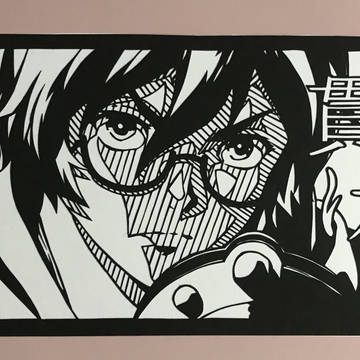 切り絵【生駒】