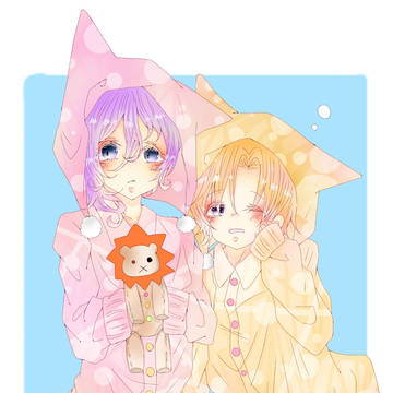 うちの子　寝巻き