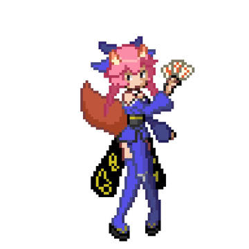 玉藻の前(ドット絵改変)