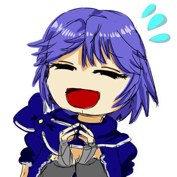 愛想笑いをする保澄雫さん