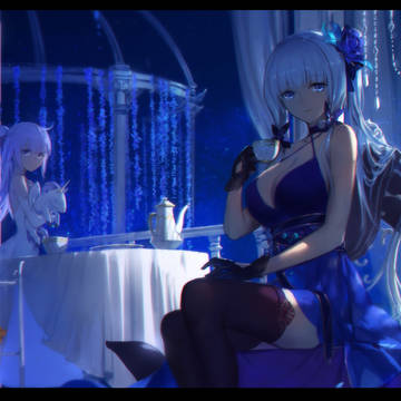 -月下茶会-