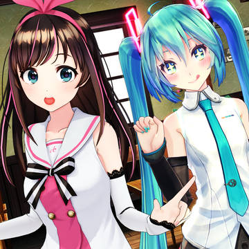 キズナアイとTda式初音ミクV4X