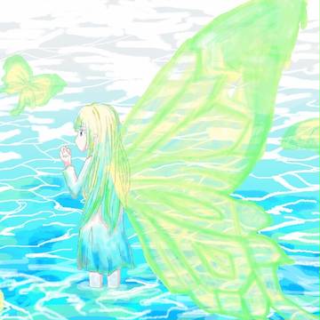 『蝶と妖精』