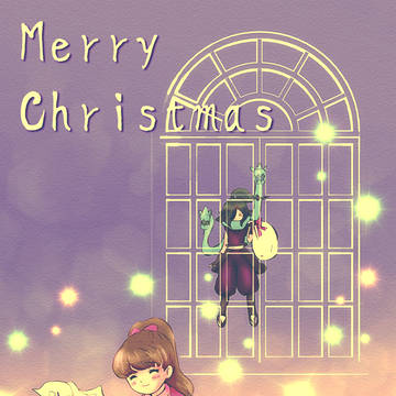 クリスマス絵2017 オロフミ風味