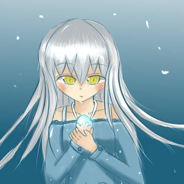 聖誕節繪圖~~ 哭泣少女