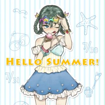 貝殻のレーススカート