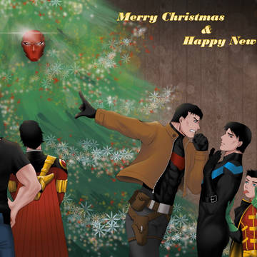 Batfamily 2017 Merry Christmas!