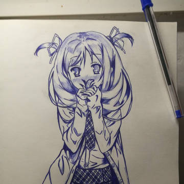 圆珠笔画（临摹）