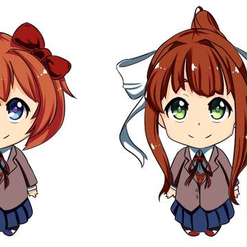 Doki Doki Literature Club Chibis