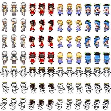 【キャラチップ】東方鉄星義寄贈品３