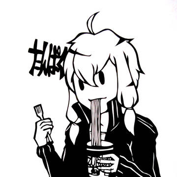 たんぱくさん支援切り絵
