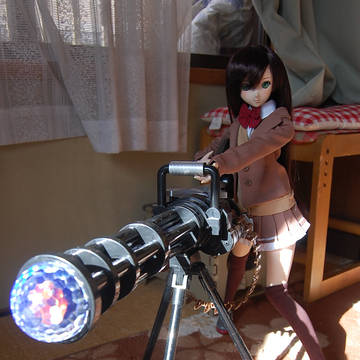 朝潮ちゃんいガトリングガン