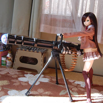 朝潮ちゃん＆ガトリングガン②