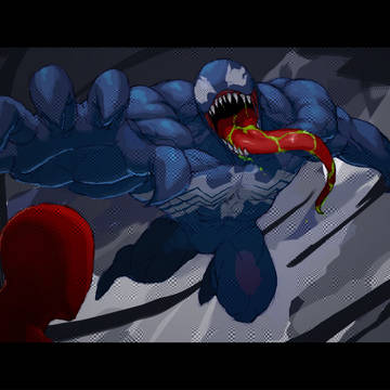 襲い掛かるヴェノム【スパイダーマン】