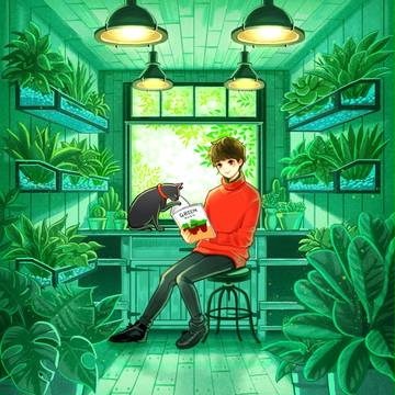Green room