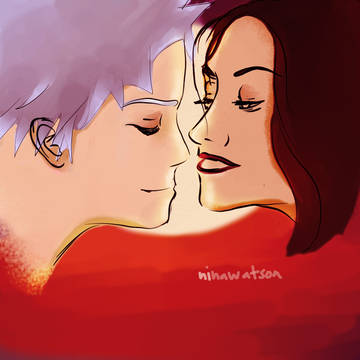 sunset kiss