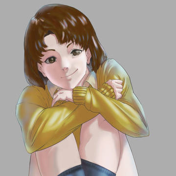体育座りJK