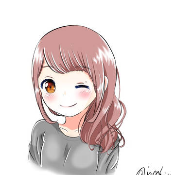ウィンクしてる女の子