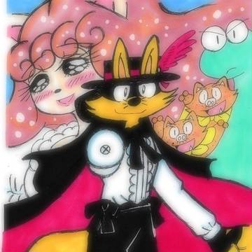 ゾロ風ゾロリさんカラーらくがきまとめ