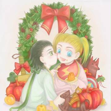 KISS UNDER THE MISTLETOE
