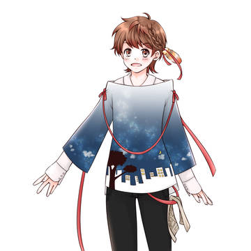 ふくろう擬人化