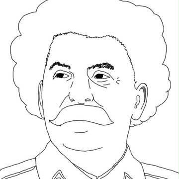 stalin afro