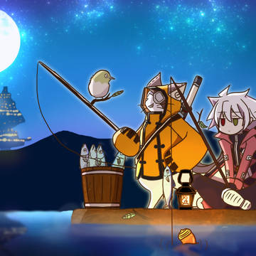 夜釣り