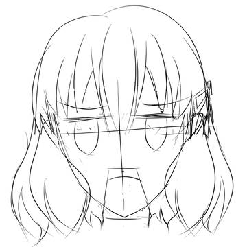試しにラフ描いただけ 星川麻冬