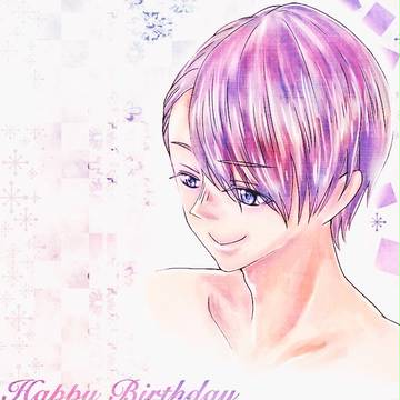 ヴィクトル誕生日絵