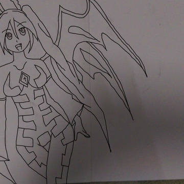 初音x獨角巨龍(爆丸\爆彈)草稿