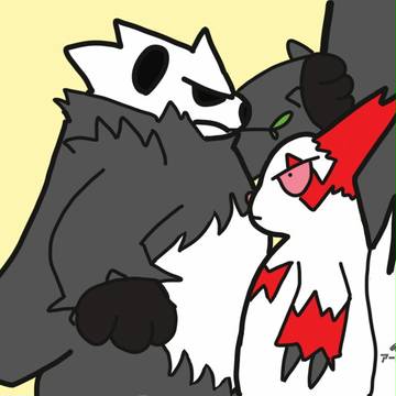 腹ドン