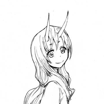シュナの線画