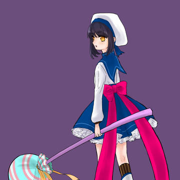 物理攻撃していくタイプの魔法少女