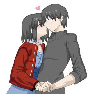 キス。