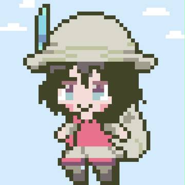 かばんちゃん(ドット絵)