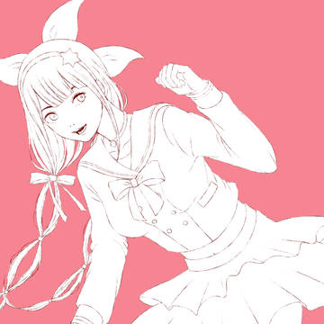 線画など詰め